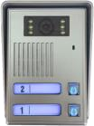 פנל מתכתי שני לחצנים עם מצלמה — COM 35 KTV/C